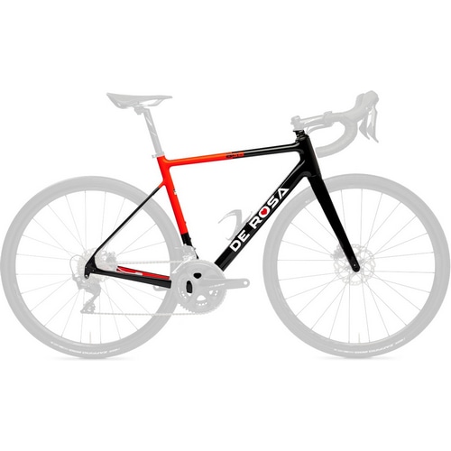 DE ROSA ( デローザ ) ロードフレーム 838 DISK FRAME SET ( 838 ディスク フレームセット ) Black Red Glossy ( ブラックレッドグロッシー ) 54 ( 適正身長目安180cm前後 )