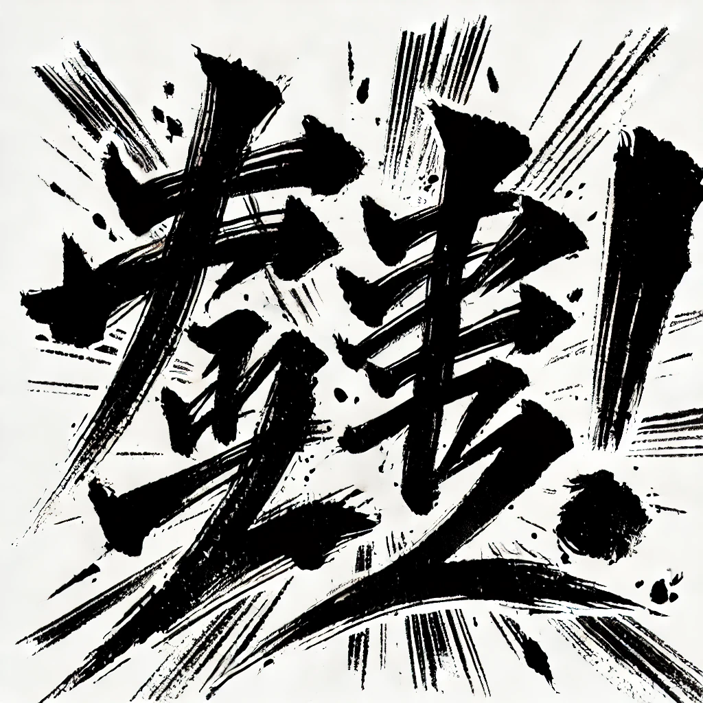 「合戦じゃっ」の文字