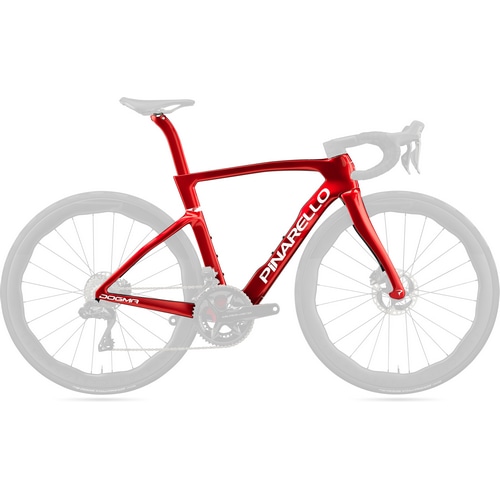 INARELLO DOGMA F STARRY RED のロードバイクを強調したビジュアルです。

簡易説明
鮮烈なレッドのフレームが際立つ、美しく迫力のあるデザイン。